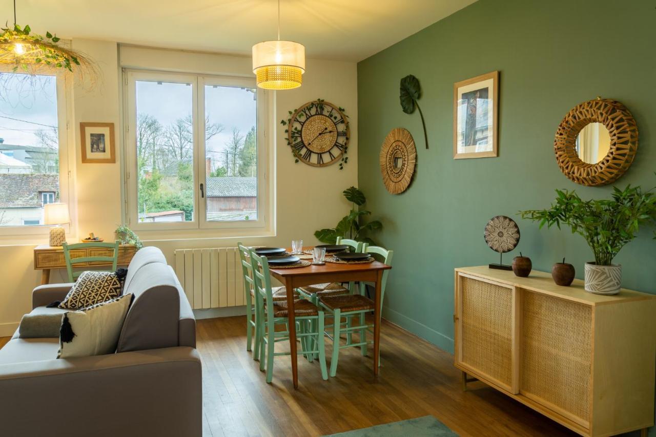 Suite Jungle - Jardin, Netflix Et Parking - Le Manoir Aux Pommes Orbec Экстерьер фото