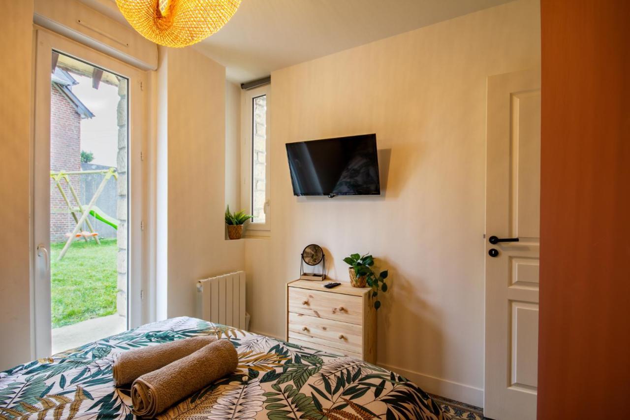 Suite Jungle - Jardin, Netflix Et Parking - Le Manoir Aux Pommes Orbec Экстерьер фото